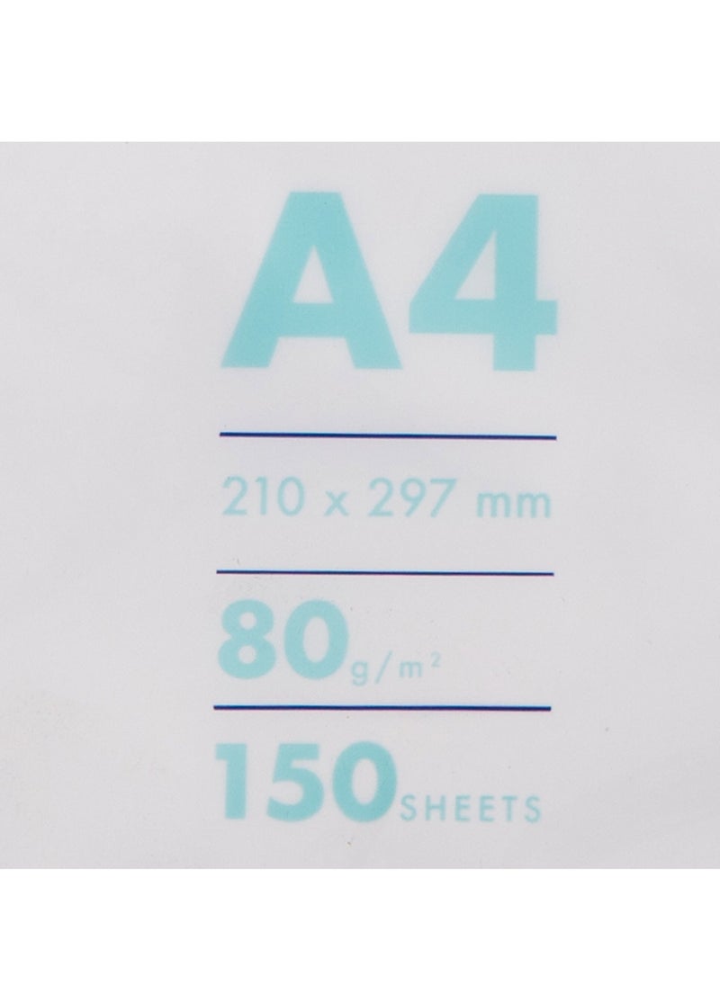 Zoro A4 White Copy Paper, 150 Sheets Ream | A4 White Premium Glossy Copy Paper, 150 Sheets - Image 3
